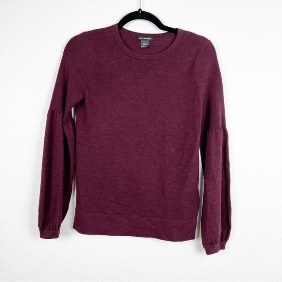 CLUB Monaco‎ Wool Sweater Maroon Sz XS - Picture 1 of 7